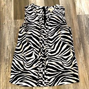 Michael Kors zebra top